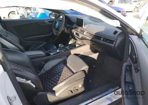 2018 Audi Rs 5 2.9T z USA, uszkodzony, nr VIN WUARWAF57JA905056